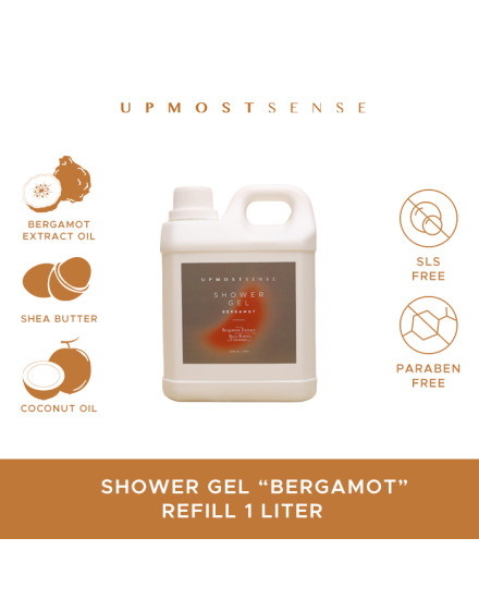 Upmost Sense Shower Gel "Bergamot" Refill 1 Liter