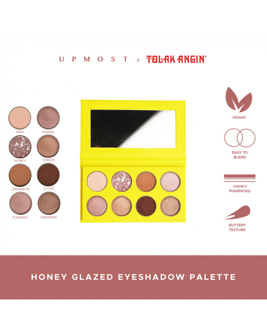Upmost X Tolak Angin Honey Glazed Eyeshadow Palette 