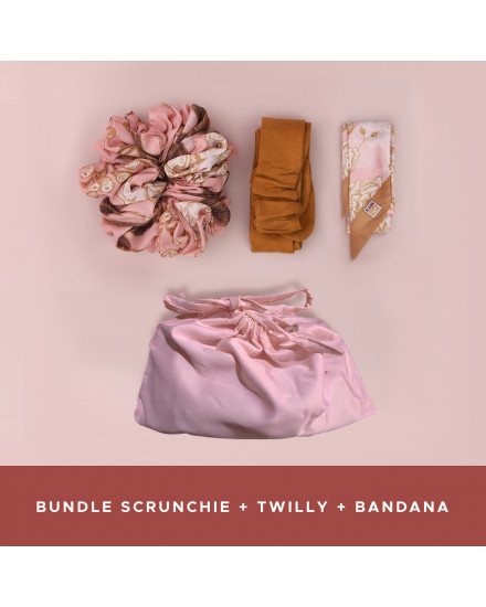 Bundle Scrunchie + Twilly + Bandana