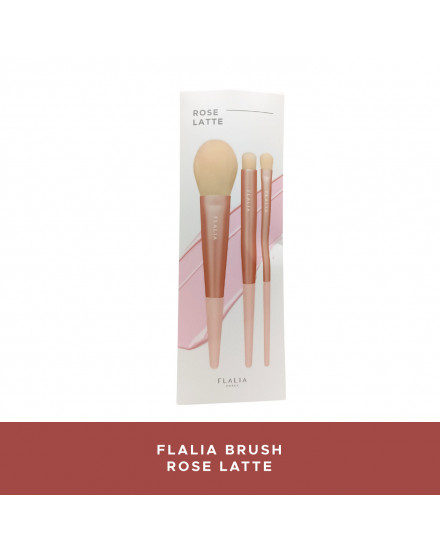 Flalia Brush Rose Latte 3 Set Brush